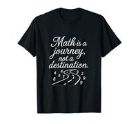 Gráfico Stem Math Quote Journey Winding Road Camiseta