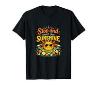 Gráfico Stop and Smell The Sunshine Chill Vibes Camiseta