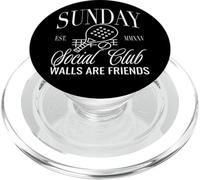 Gráfico Sunday Club Padel Crew Walls Are Friends PopSockets PopGrip para MagSafe