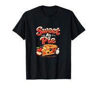 Gráfico Sweet As Pie Country Farm Pun Apple Pie Camiseta