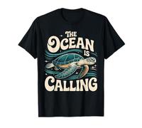 Gráfico The Ocean is Calling Sea Turtle Adventure Camiseta