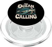 Gráfico The Ocean is Calling Sea Turtle Adventure PopSockets PopGrip para MagSafe