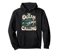 Gráfico The Ocean is Calling Sea Turtle Adventure Sudadera con Capucha