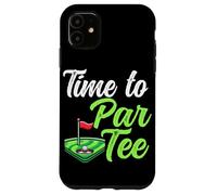 Gráfico Time To Par Tee para jugador de golf, golfista, amante del golf Carcasa para iPhone 11