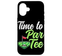 Gráfico Time To Par Tee para jugador de golf, golfista, amante del golf Carcasa para iPhone 16