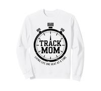Gráfico Track Mom Living Life One Heat At A Time Sudadera