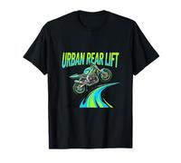 Gráfico Urban Rear Lift Street Bike Rider Camiseta