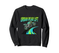 Gráfico Urban Rear Lift Street Bike Rider Sudadera