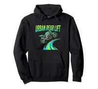 Gráfico Urban Rear Lift Street Bike Rider Sudadera con Capucha