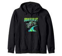Gráfico Urban Rear Lift Street Bike Rider Sudadera con Capucha