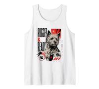 Gráfico Urbano de Perro Cairn Terrier Rugged Ready Camiseta sin Mangas