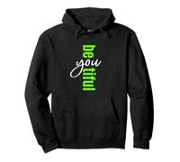 Gráfico verde Be-You-tiful verde Sudadera con Capucha