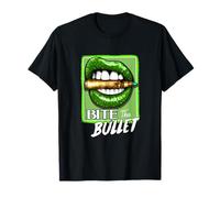 Gráfico Verde Bite The Bullet Verde Camiseta
