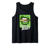 Gráfico Verde Bite The Bullet Verde Camiseta sin Mangas