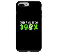 Gráfico verde de Just A Kid de 198X Green Carcasa para iPhone 7 Plus/8 Plus