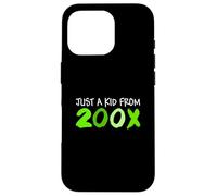 Gráfico verde de Just A Kid From 200X Green Carcasa para iPhone 16 Pro