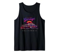 Gráfico Vintage de American Custom Garage, California Cars Camiseta sin Mangas