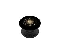 Gráfico Vintage de Celestial Sun Mandala Moon Phase PopSockets PopGrip Adhesivo