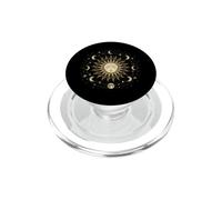 Gráfico Vintage de Celestial Sun Mandala Moon Phase PopSockets PopGrip para MagSafe