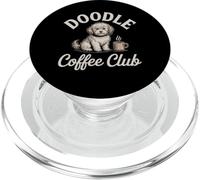 Gráfico Vintage de Doodle Coffee Club para Perros Amantes del café PopSockets PopGrip para MagSafe