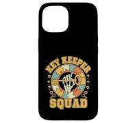 Gráfico Vintage de Key Keeper Squad Escape Room Puzzle Master Carcasa para iPhone 15