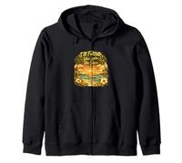 Gráfico Vintage de Puesta de Sol I'Ll Follow You Into The Sun Sudadera con Capucha