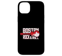 Gráfico Vintage del Horizonte de Boston Dentro de una Guitarra, bajo, Fan del Rock Carcasa para iPhone 14 Plus
