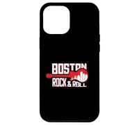 Gráfico Vintage del Horizonte de Boston Dentro de una Guitarra, bajo, Fan del Rock Carcasa para iPhone 12 Pro MAX