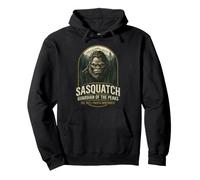 Gráfico Vintage del noroeste del Pacífico de Sasquatch Guardian Peaks Sudadera con Capucha