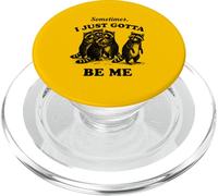 Gráfico Vintage Divertido de Mapache a Veces I Just Gotta Be Me PopSockets PopGrip para MagSafe