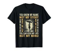 Gráfico Vintage Divertido para Mujer de You Know My Name Not My Story Camiseta