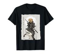 Gráfico Vintage para Hombre de Samurai Golden Retriever Dog Lover Camiseta