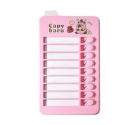 Gráfico Visual De Horario Diario, Diseño De Seguridad Apto Para Niños, 11,8x6,5 Cm, Autoverificador De Lista De Verificación, Gráfico De Gestión, Diseño Fácil De Limpiar, Para El Hogar Familiar Y El