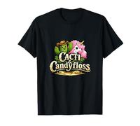 Gráfico Western de Cactus & Candyfloss Unicorn Wrangler Camiseta