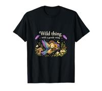 Gráfico Wild Thing with a Gentle Wing Cottagecore Camiseta