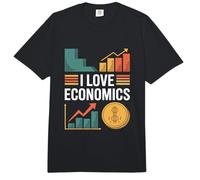 Gráfico y diseño gráfico I Love Economics Comfort Colors Adult Heavyweight T-Shirt