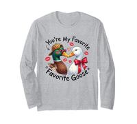 Gráfico «You'Re My One Goose Duck Couple Valentine Love» Manga Larga