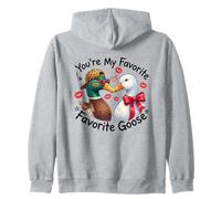 Gráfico «You'Re My One Goose Duck Couple Valentine Love» Sudadera con Capucha