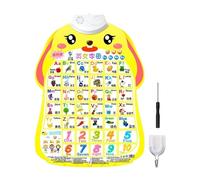 Gráficos de aprendizaje preescolar para la pared, aprendizaje de la tabla de pared para niños,Número electrónico Gráfico de pared | Juguete para niños educativos interactivos, póster de número de