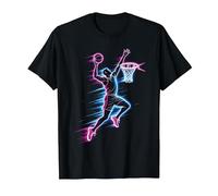 Gráficos de Baloncesto y Baloncesto, Niños, Hombres, Mujeres, Slam Dunk Camiseta, Hombre, Negro, 4XL