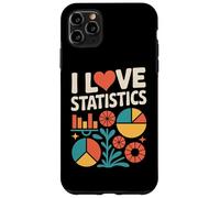 Gráficos de datos coloridos de I Love Statistics Carcasa para iPhone 11 Pro Max