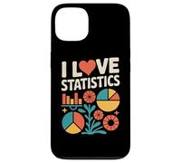 Gráficos de datos coloridos de I Love Statistics Carcasa para iPhone 13
