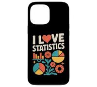 Gráficos de datos coloridos de I Love Statistics Carcasa para iPhone 13 Pro Max