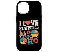 Gráficos de datos coloridos de I Love Statistics Carcasa para iPhone 14
