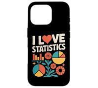 Gráficos de datos coloridos de I Love Statistics Carcasa para iPhone 16 Pro