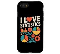 Gráficos de datos coloridos de I Love Statistics Carcasa para iPhone SE (2020) / 7 / 8