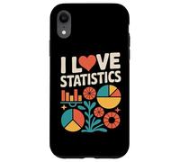 Gráficos de datos coloridos de I Love Statistics Carcasa para iPhone XR