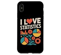 Gráficos de datos coloridos de I Love Statistics Carcasa para iPhone XS Max