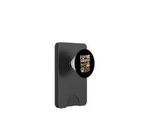 Gráficos de datos coloridos de I Love Statistics PopSockets PopWallet para MagSafe