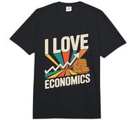 Gráficos de Monedas I Love Economics Chart Comfort Colors Adult Heavyweight T-Shirt